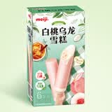明治【超值5盒随心搭】冰淇淋雪糕冰激凌甜筒冰棒任选系列 【爆卖】白桃乌龙69g*6支（新旧包装随机发货）