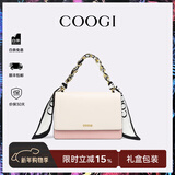 COOGI包包女款轻奢品牌女士单肩包女斜挎包女情人节生日礼物送女友老婆 粉色