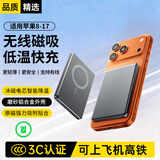 斯泰克磁吸充电宝3C认证无线Magsafe快充20W苹果17/16/15/14可上飞机大容量小巧迷你便携适用华为小米