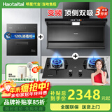 Haotaitai大吸力油烟机补贴家用自清洗变频烟灶套装抽油烟机燃气灶套装顶侧双吸以旧换新B1 【烟灶消3件套】变频烟机+猛火灶+消毒柜