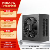 鑫谷（segotep）PM650W白金全模组电源 （白金牌认证/1V1显卡供电接口/支持5060Ti显卡/台式电脑电源）
