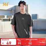 361°短袖男士t恤夏季纯棉新款运动跑步宽松休闲潮流上衣服652519106-6