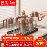 帅仕（shuaishi）不锈钢沥水杯架子置物架玻璃杯架倒挂茶杯红酒杯架客厅杯子架托盘