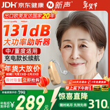 新声耳背式助听器老年人中重度耳聋耳背专用充电大功率长续航VIVO 202