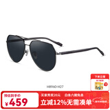 海伦凯勒（HELEN KELLER） 太阳镜男眼镜男圆脸儒雅开车偏光墨镜长脸炫彩蛤蟆镜H8960 H27深灰色（偏光）