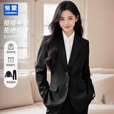 匆蒙西装外套女商务面试职业正装小个子2025春秋新款女士高端西装外套