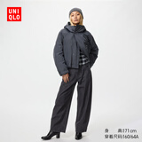 优衣库常规款女装男装宽松廓形牛仔裤/弯刀镰刀裤子479000 482280 482280/08深灰色 30 /165/76A