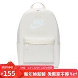 耐克NIKE男女双肩包 书包  HERITAGE  休闲包DC4244-104白 均码