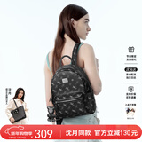 纽芝兰（NUCELLE）沈月同款双肩包女时尚背包大学生书包飞马女包新年生日礼物送女友