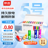 京选  京东自有品牌 5号彩虹碱性电池40节装 玩具/黑悟空游戏手柄可用电池【单件包邮】