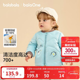 巴拉巴拉儿童羽绒服三防衣服轻薄棒球领外套男女童装2025新款秋冬装碎花萌