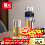 富光双层玻璃杯 泡茶杯茶水分离杯子 高硼硅玻璃水杯商务男女士290ML