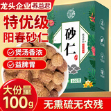 养益君阳春砂仁100g 正宗春砂仁 精选大颗粒春沙仁干果煲汤蒸肉磨粉调味