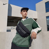 耐克实用腰包收纳拉链口袋时尚个性简约耐用NIKE DN2556 010黑/黑/煤黑 均码
