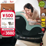 宝得适（BRITAX）宝宝儿童安全座椅0-4岁360度旋转汽车ISOFIX硬接口双面骑士PLUS 双面骑士PLUS松石绿