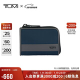 途明（TUMI）ALPHA SLG男士钱包卡包手拿包海军蓝拼灰色01192297NVYGY2
