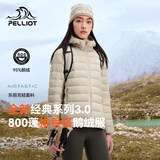 伯希和（Pelliot）【经典3.0】排骨羽绒服女款鹅绒保暖外套男冲锋内胆125408006绿M