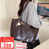 爱情海牛皮包包女包斜挎单肩托特包通勤大容量生日新年礼物送女生女友