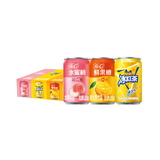 康师傅冰红茶/鲜果橙/水蜜桃180ml*18瓶 混合装