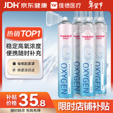 维德（WELLDAY）氧气瓶便携式供氧器孕妇老人吸氧机高原旅游氧气罐1000ml*4瓶