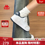 卡帕（Kappa）女鞋冬季2025新款增高小白鞋子女百搭休闲运动板鞋女 海昌蓝 38
