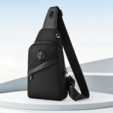 七匹狼斜挎包男胸前包单肩轻便携大容量防泼水休闲旅行骑行健身挎小背包