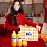零度·果坊NFC橙汁饮料早橙好100%纯鲜榨果汁饮品1L*4瓶礼盒装年货春节团购