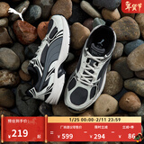 彪马（PUMA）透气轻便老爹鞋复古跑鞋男女款冬季运动鞋MILENIO 380510 米白色-铁灰色-石灰色-06 43