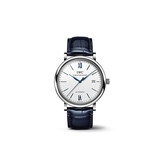 万国（IWC）礼物 柏涛菲诺系列 银盘蓝针 鳄鱼皮 红60 男表 IW356527 40mm