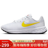 耐克NIKE马拉松跑步鞋女REVOLUTION 6 NEXT运动鞋DC3729-105白黄35.5