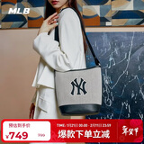 MLB女生包水桶包休闲斜挎包大容量新年情人节礼物3ABMS072N-50BKS