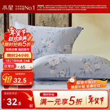 水星家纺 枕套一对装 纯棉枕头套家用全棉学生宿舍枕套 花鸟雅集【全棉亲肤】 40支 A类 48cm×74cm