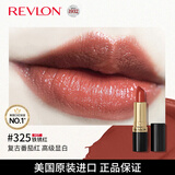 露华浓丽采保湿滋润唇膏黑管口红4.2g橘调棕红色325#高级显白新年礼物女