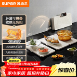 苏泊尔（SUPOR）折叠暖菜板 饭菜保温板热菜板 加热桌垫菜板 烘干发酵调温定时保温板（方形） BF6040P822D