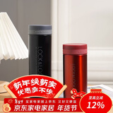 乐扣乐扣（LOCK&LOCK）不锈钢纤巧便携保温茶水杯车载商务男女保温杯子300ml黑色LHC561