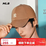 MLB帽子男女棒球帽礼物元旦休闲鸭舌帽软顶3ACP7701N-50BGD