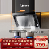 美的（Midea）抽吸排油烟机 家用侧吸式吸油烟机 侧吸上门安装出租房屋脱排烟机CXW-200-J30