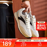 安踏冰糖丨休闲鞋男鞋情侣款秋季新款薄底阿甘鞋撞色复古运动鞋子男