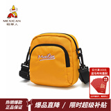 稻草人（MEXICAN）包包女包2026休闲百搭帆布单肩包潮流轻便斜挎包新年礼物送女生 黄色