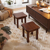 家逸实木小凳子沙发凳几凳客厅换鞋凳简约小板凳办公室脚踏凳