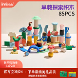 imikids万物生长儿童积木婴幼儿玩具男女孩早教拼装大颗粒新年礼物 1进化