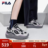 FILA斐乐跑步鞋男鞋女鞋情侣鞋掠夺者 2休闲鞋慢跑运动鞋 【女款】黑/南极灰-BA 35.5