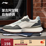 李宁载物丨阿甘鞋男子减震回弹柔软轻量经典休闲鞋AGCV469