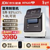 心诺（xnuo）医用5L制氧机 智能呼吸10L家用吸氧机带雾化老人孕妇补氧仪airing 旗舰款带雾化【1到9升流量可调】