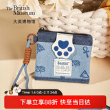 大英博物馆埃及安德森猫萌猫便携牛仔卡包零钱包送女生生日礼物新年礼物