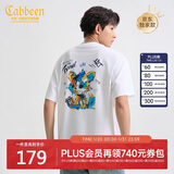 卡宾精致绣花T恤25夏季生动有趣色彩丰富 米白色12  XL /180/52 