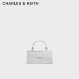 CHARLES&KEITH质感拎手提链条斜挎单肩小方包包女包生日礼物CK6-10840559-A