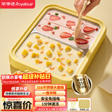 荣事达（Royalstar）炒酸奶机炒冰机冰淇淋机雪糕机小型免插电儿童diy制冰神器316不锈钢CB07A(鸳鸯）双盘防尘防串味