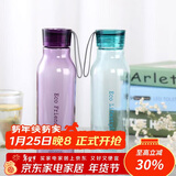 乐扣乐扣（LOCK&LOCK）ECO户外运动水杯户外便携塑料水壶男女杯子两件套（550ml*2） 
