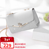 爱情海牛皮包包女包轻奢品牌链条单肩斜挎包女生日情人节礼物送女友老婆